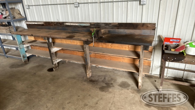 (2) Work benches